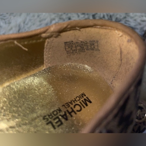 Michael Michael Kors - Signature Ballet Flats Big Girls Size 4 - Picture 7 of 7